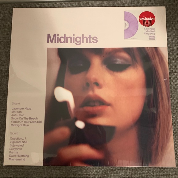 SEALED Taylor Swift Midnights Limited Edition Purple Exclusive Lavender Vinyl - Picture 3 of 4